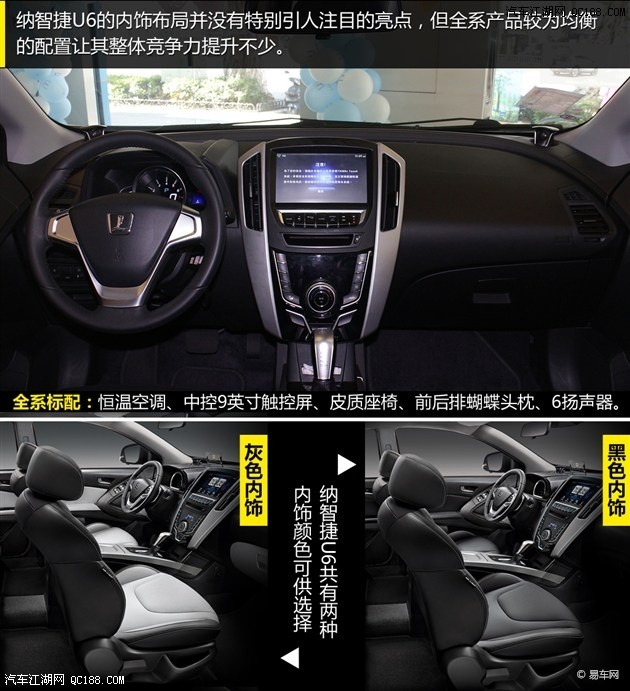 整体均衡且配置丰富 实拍纳智捷u6实车