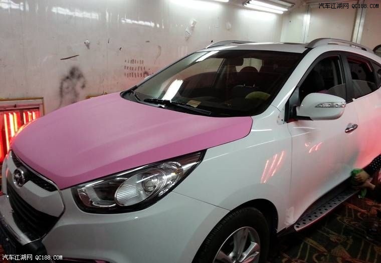 改色风潮来袭 现代ix35换新装闪点骚粉