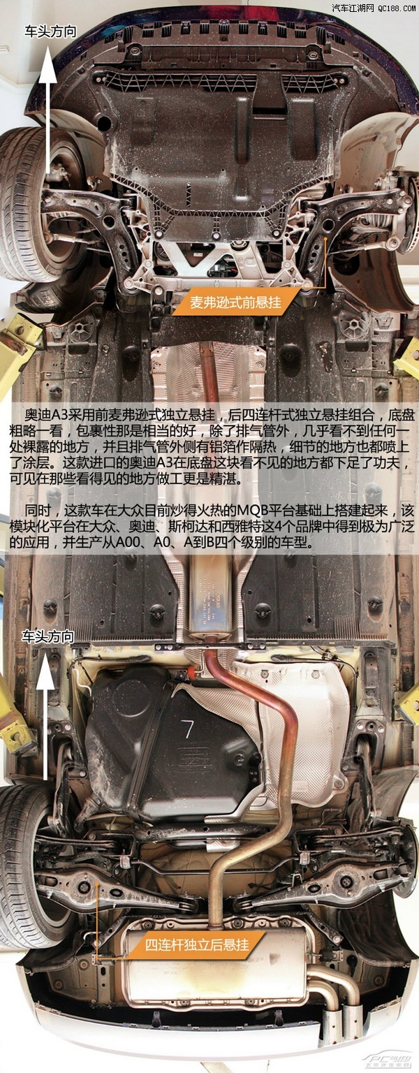 【图】高富帅可不是假的 解析进口奥迪a3底盘_汽车江湖网 - qc188.com