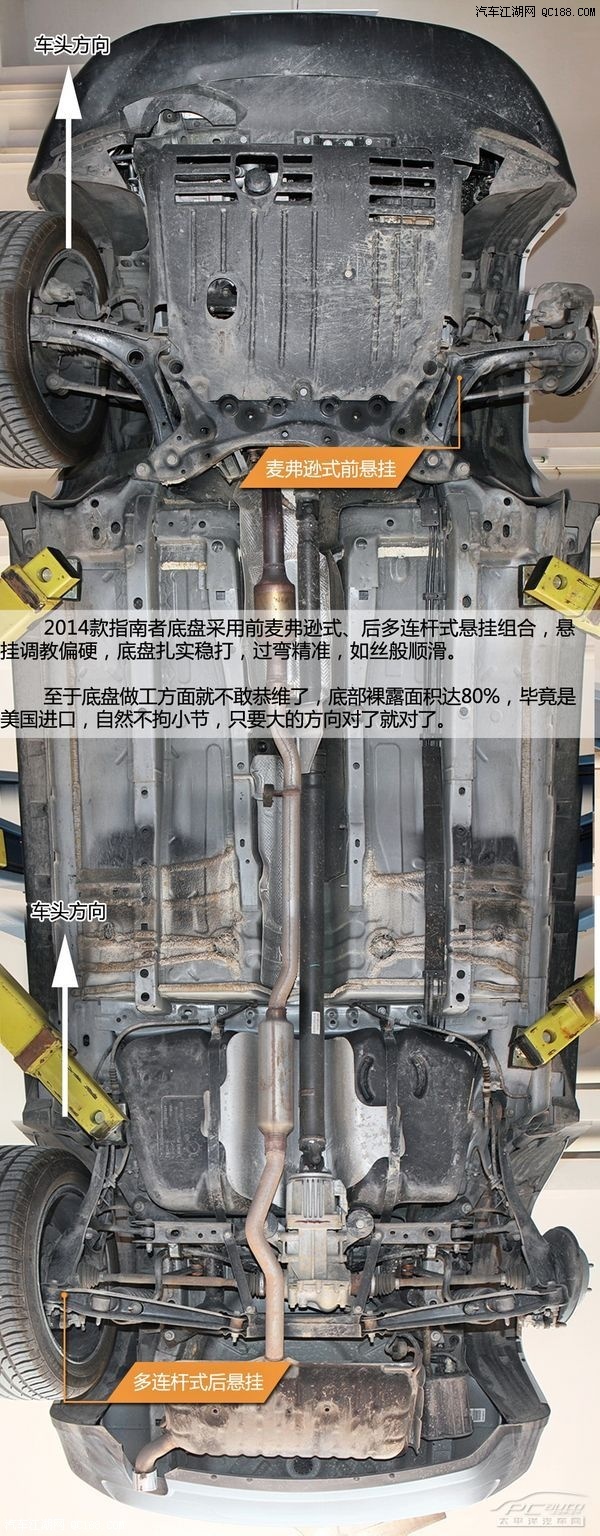 2014款jeep指南者底盘解析