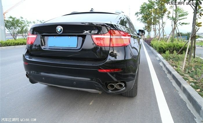 轰鸣声动 宝马x6 n54尾端排气改装作业