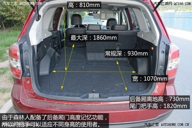 科雷傲的后备厢常规容积是四款车中最小的,但是用起来却没有捉襟