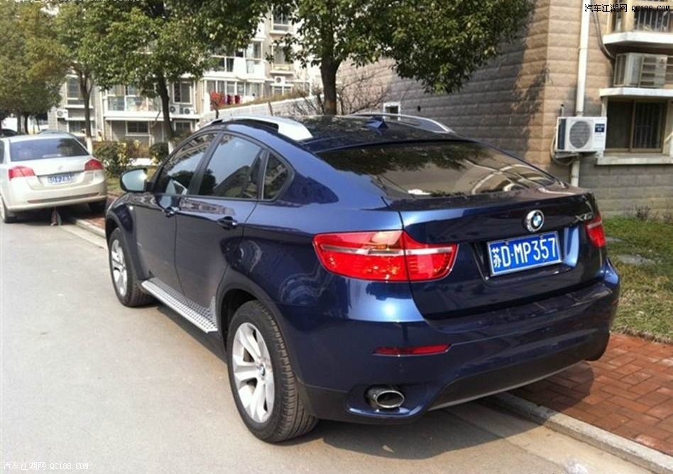 传世珍品稀为贵 宝马x6深海蓝提车作业