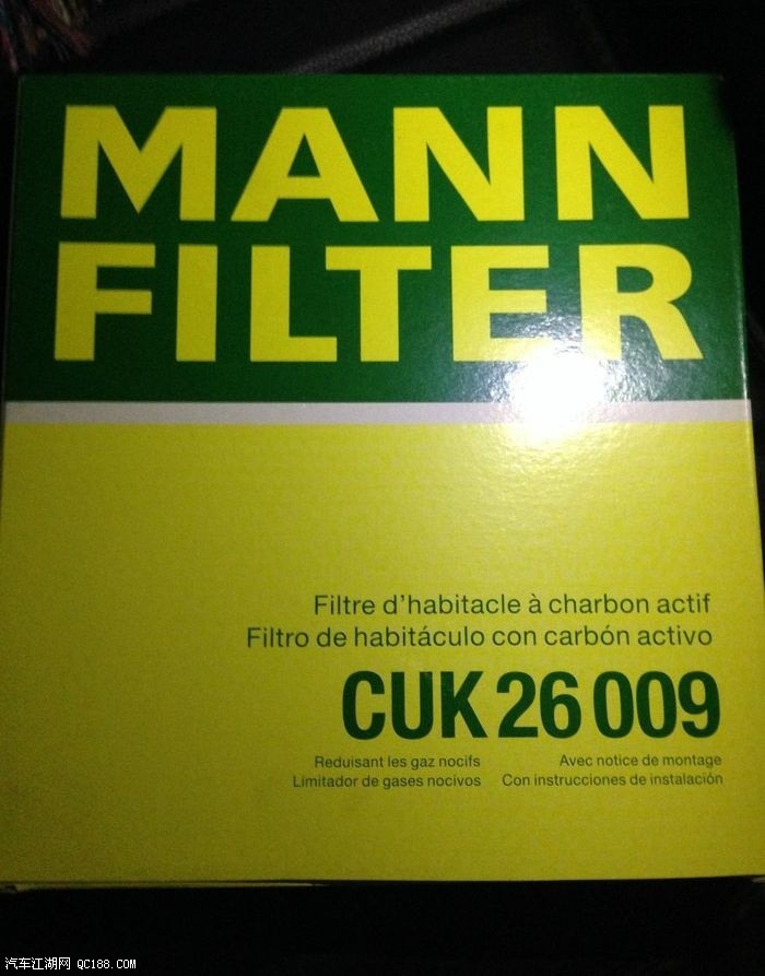滤芯和高尔夫7用的一样的,自己选了曼牌的,感觉比马勒的要好,和原厂的