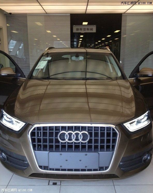 屌丝也有无奈时 驯鹿棕奥迪q3简单提车作