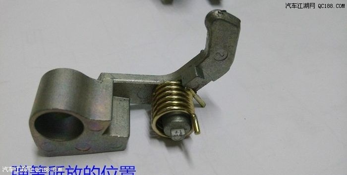 注意 弹簧安装方向