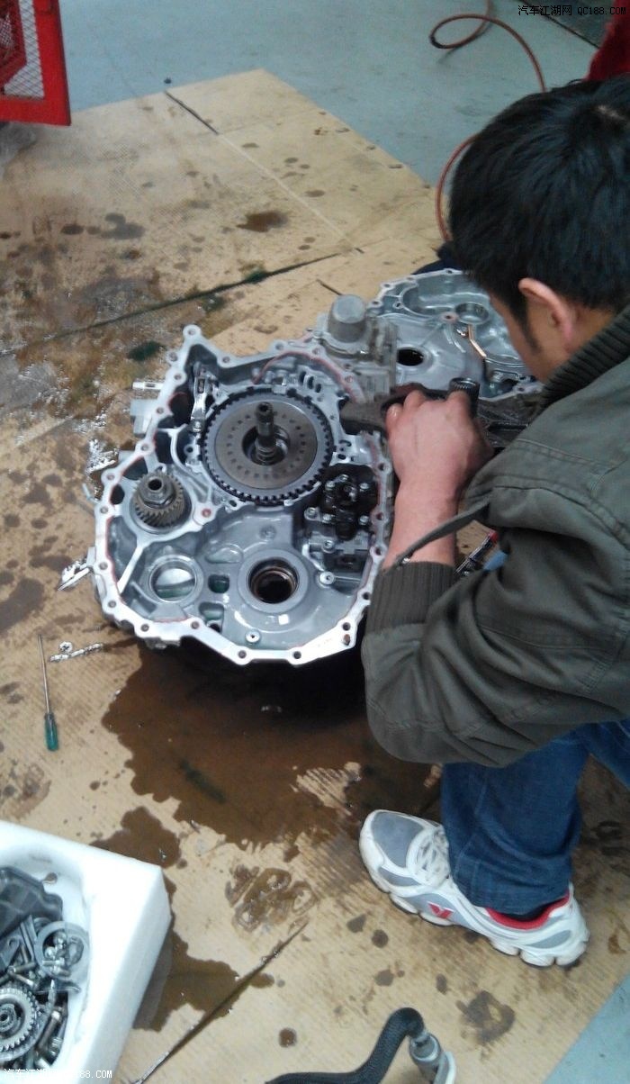 看到就是学到 新天籁cvt变速箱拆解教程