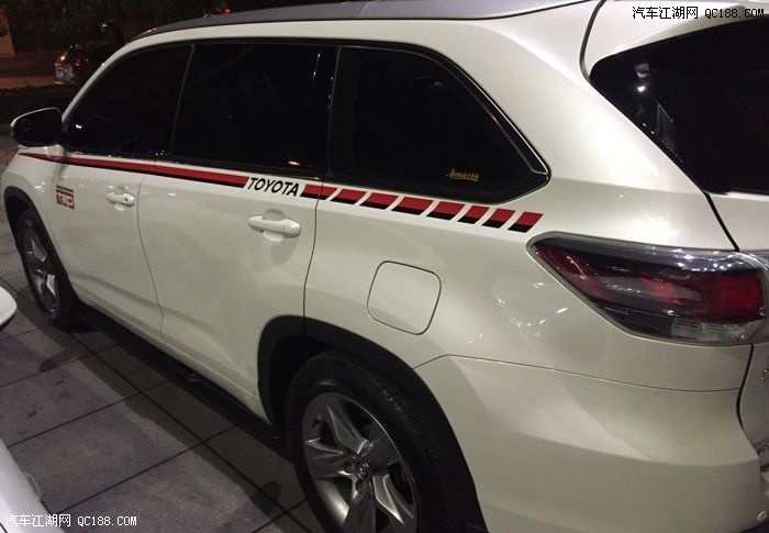 新汉兰达外观小装饰效果来晒晒