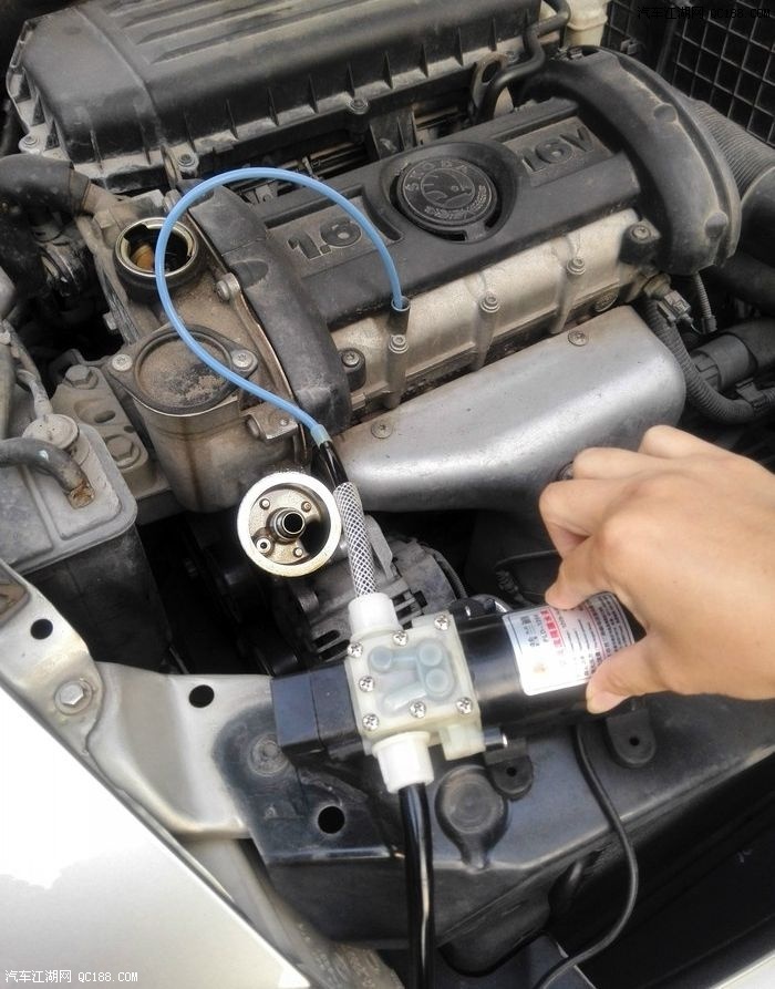 【图】自己动手拒绝忽悠 明锐7800km更换机油_汽车江湖