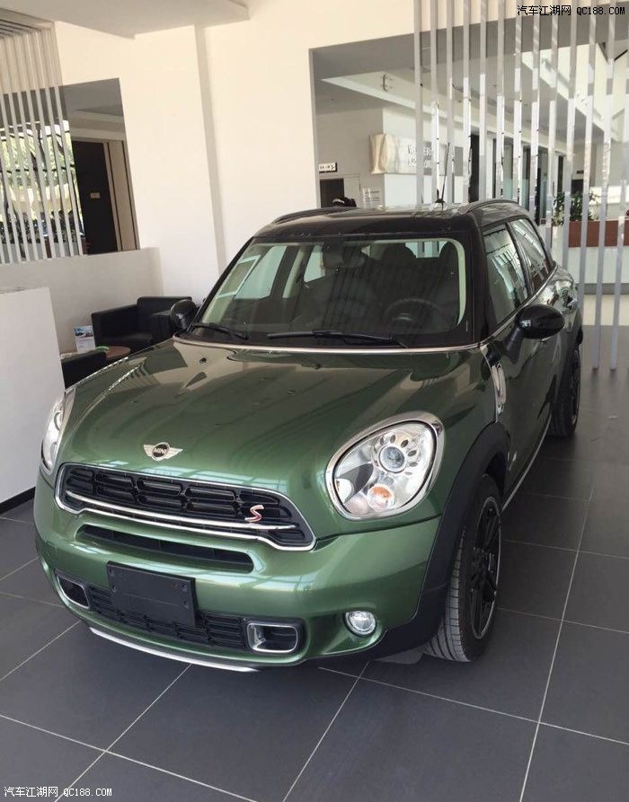 绿身黑顶mini countryman s提车作业