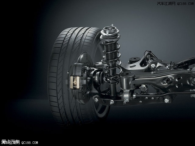斯巴鲁wrx sti所采用的双横臂悬架.