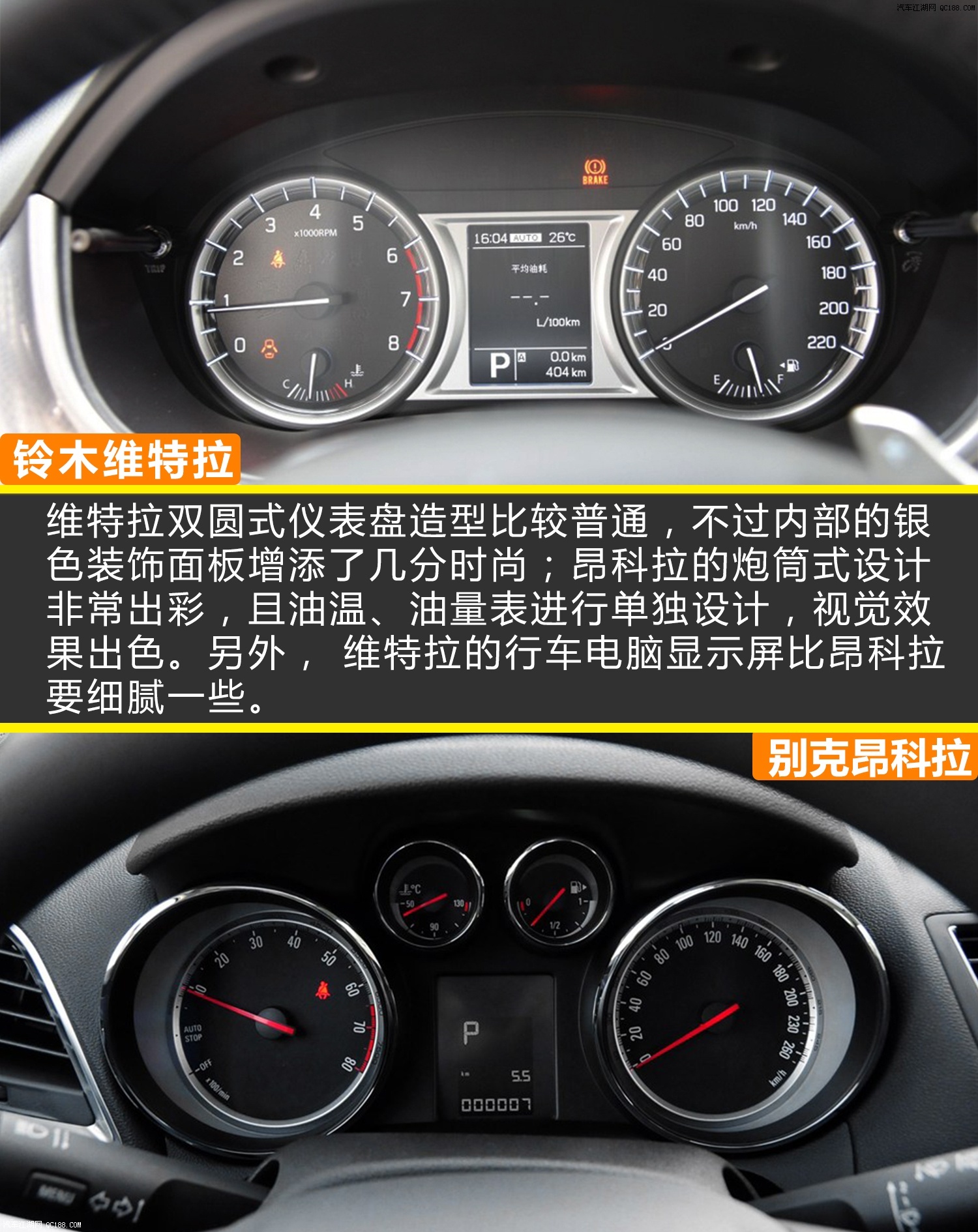 90后男生的纠结 铃木维特拉对比昂科拉