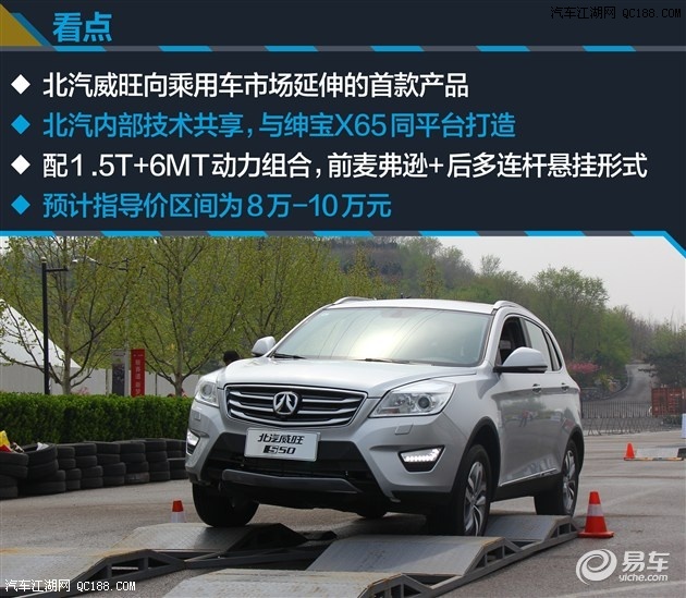 外形,内饰显档次 试驾体验北汽威旺s50