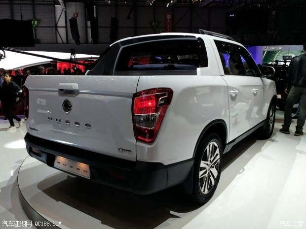 日内瓦车展韩国双龙全新一代musso皮卡