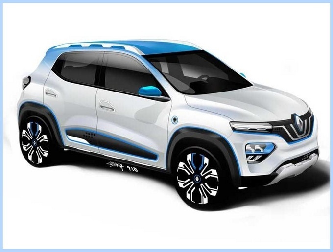 雷诺city k-ze实车官图 预计10万元起售