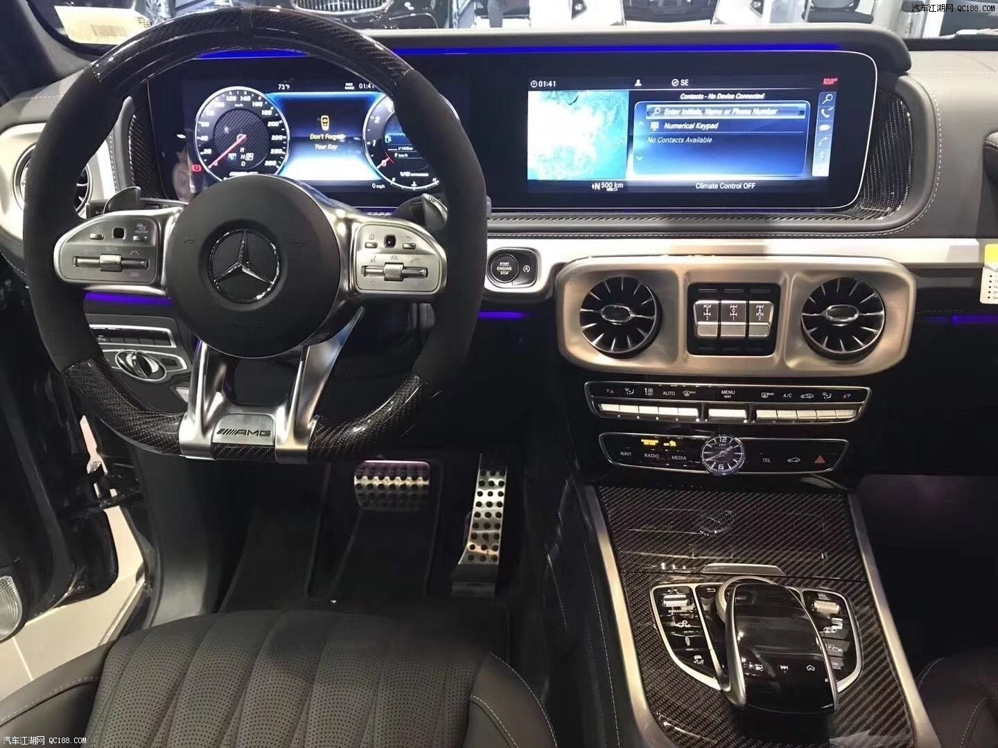 平行进口车美规奔驰g63amg 豪华内饰实拍