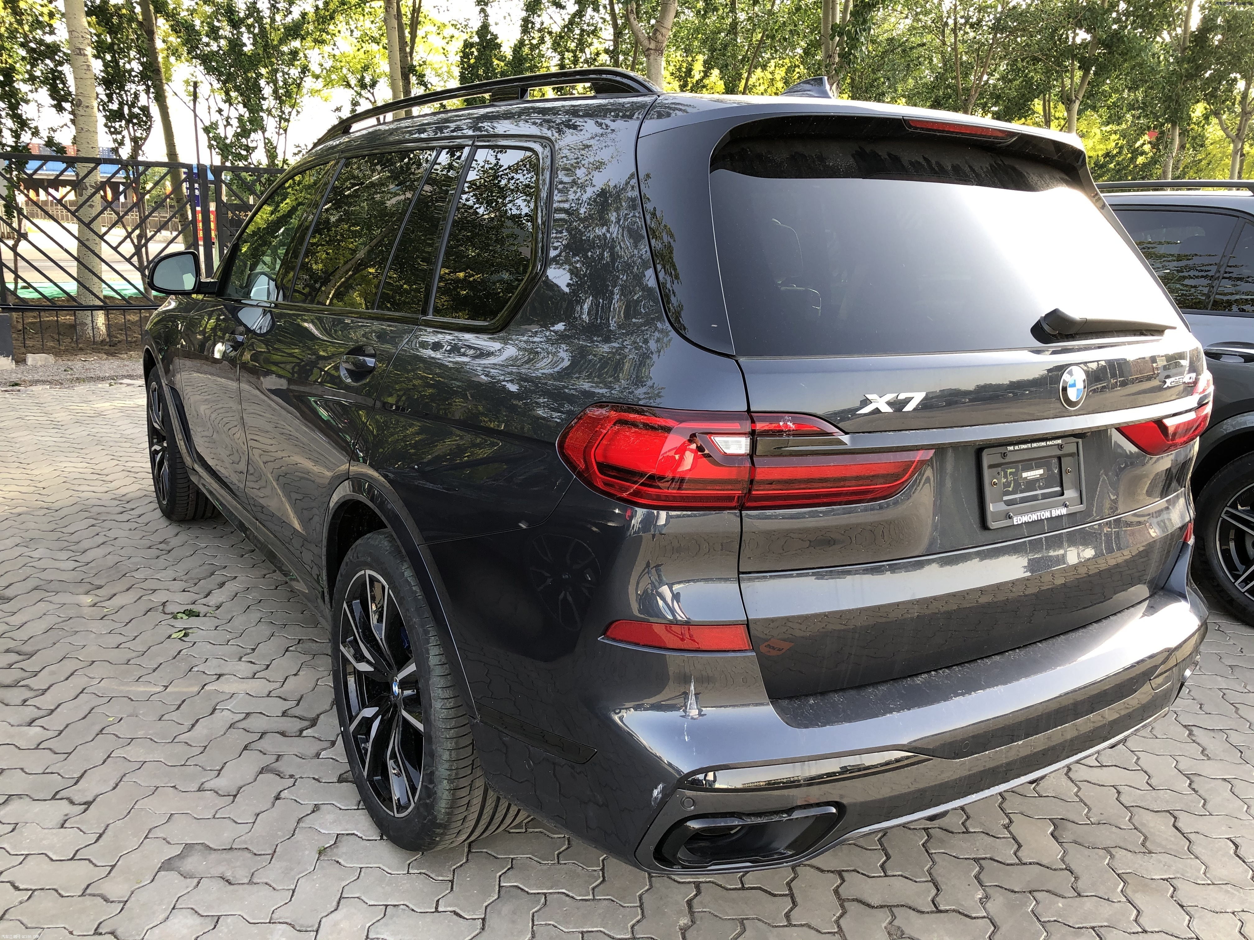 2020款宝马x7到店7座全尺寸suv实拍图解