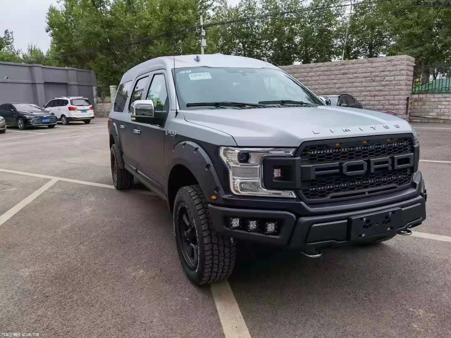 进口福特f150勇猛者7座椅越野suv实测