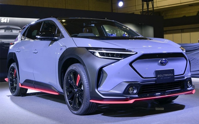 斯巴鲁solterrasti概念版樱花粉套件图文