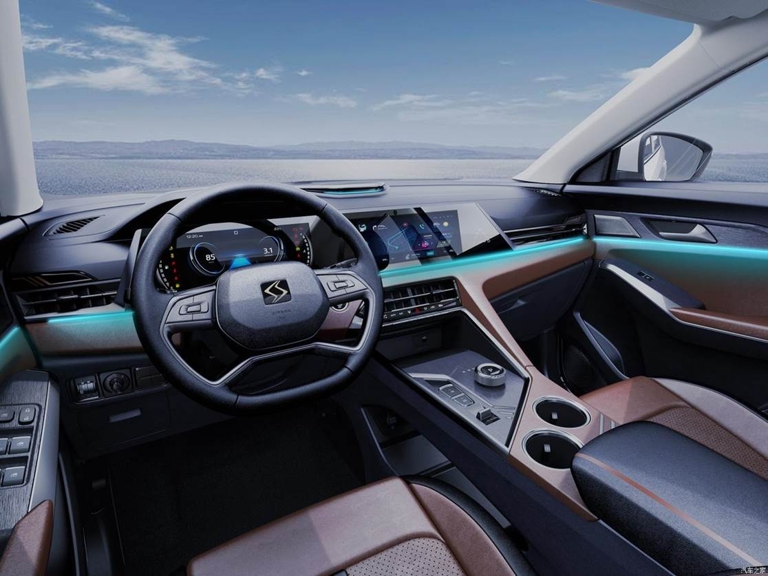 思皓x8plus内饰官图发布6座与7座可选